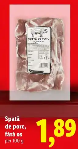 Lidl Spată de porc Ofertă