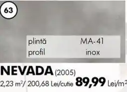 Diego nevada plintă ma-41 profil inox Ofertă