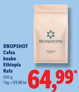 Lidl Beandrops Cafea boabe Ethiopia Kafa Ofertă
