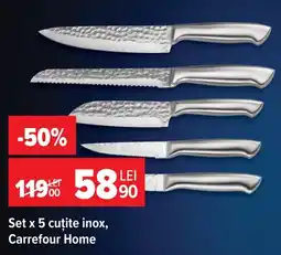 Carrefour Carrefour Home cuțite inox Ofertă