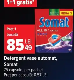 Carrefour Somat detergent vase automat Ofertă