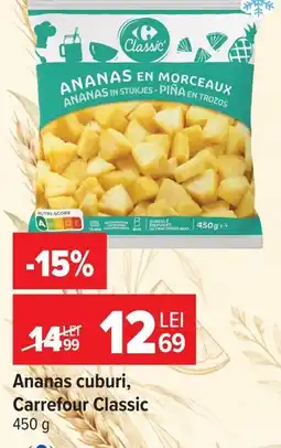 Carrefour Ananas cuburi Carrefour Classic Ofertă