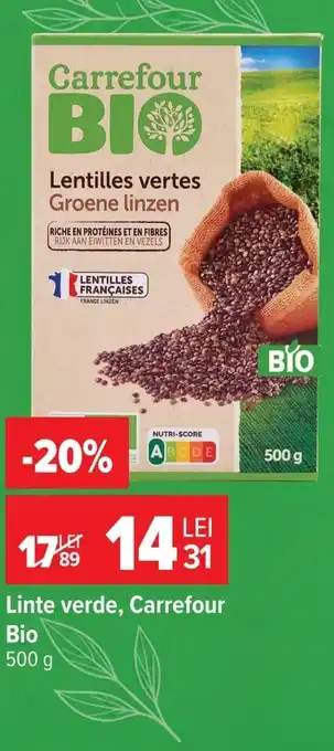 Carrefour linte verde
