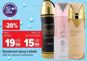 Deodorant spray Lattafa