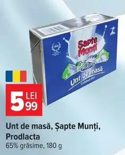 Carrefour Unt de masă, Șapte Munți Ofertă