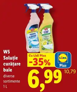 Lidl W5 soluție curățare baie Ofertă