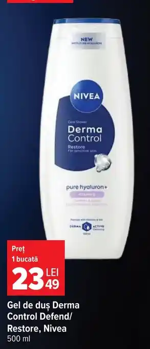 Nivea gel de duș Derma Control Defend/Restore