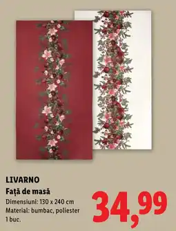 Lidl Livarno Față de masă Ofertă