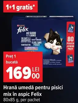Carrefour felix hrană umedă pentru pisici Ofertă