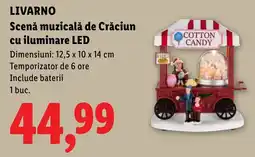 Lidl Livar no scenă muzicală de crăciun cu iluminare led Ofertă