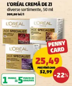 Penny L'oreal crema de zi Ofertă