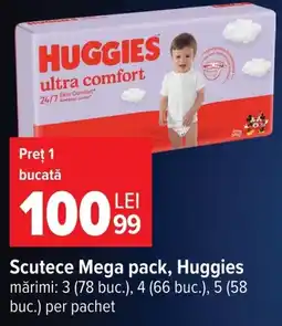 Carrefour Huggies scutece Ofertă