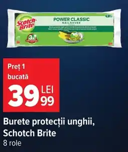 Carrefour Schotch Brite burete protecții unghii Ofertă
