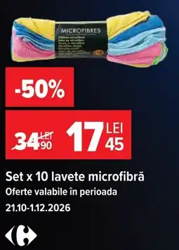 Carrefour Carrefour lavete microfibră Ofertă
