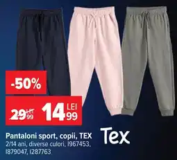 Carrefour Tex pantaloni sport copii Ofertă