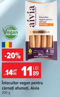 Carrefour Aivia înlocuitor vegan pentru cârnați afumați Ofertă