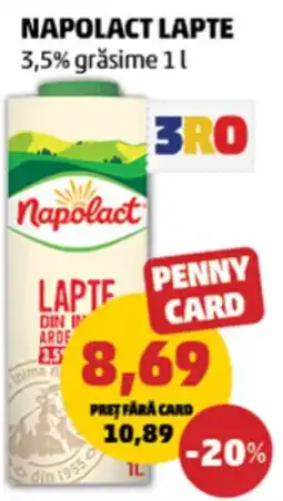 Penny Napolact lapte Ofertă