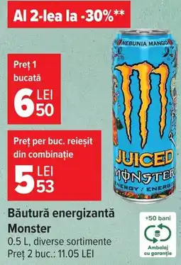 Carrefour Monster băutură energizantă Ofertă