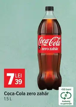 Carrefour Coca-Cola zero zahăr Ofertă