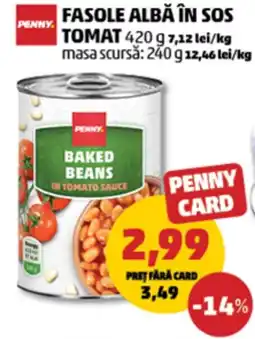 Penny Penny fasole albă în sos tomat Ofertă