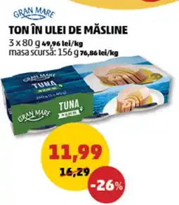 Penny Gran Mare ton în ulei de măsline Ofertă