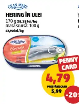 Penny Gran Mare Hering în ulei Ofertă