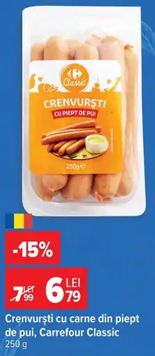 Carrefour Crenvurști Carrefour Classic Ofertă