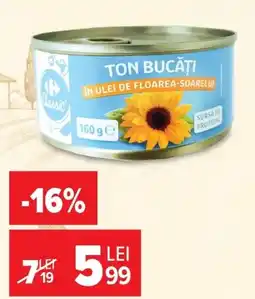 Carrefour Classic ton bucăți Ofertă