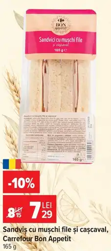 Carrefour Carrefour Bon Appetit sandviș cu mușchi file și cașcaval Ofertă