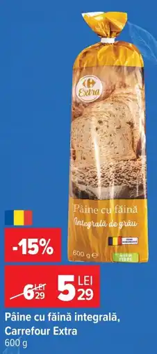 Carrefour Pâine cu făină integrală Ofertă