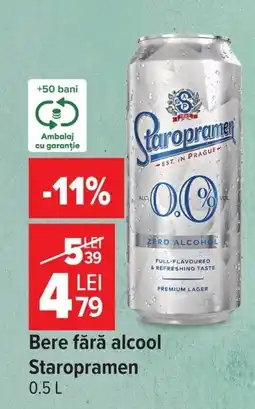 Carrefour Bere fără alcool Staropramen Ofertă