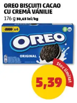 Penny Oreo biscuiti cacao cu cremă vanilie Ofertă