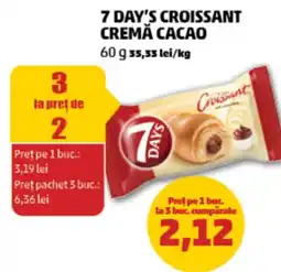 Penny 7 days croissant cremă cacao Ofertă