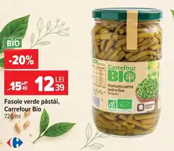 Carrefour Carrefour Bio fasole verde păstăi Ofertă