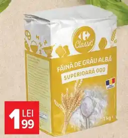 Carrefour Market Classic făină de grâu albă superioară 000 Ofertă