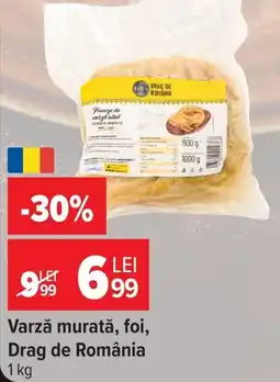 Carrefour Market Drag de România varză murată, foi Ofertă