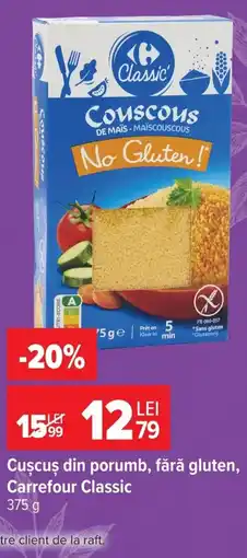 Carrefour Carrefour Classic cușcus din porumb Ofertă
