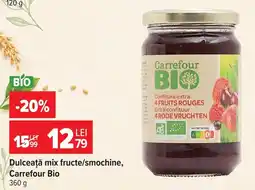 Carrefour Carrefour Bio dulceata mix fructe/smochine Ofertă