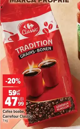 Carrefour Market Carrefour Classic cafea boabe Ofertă