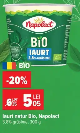 Carrefour Iaurt natur Bio Ofertă