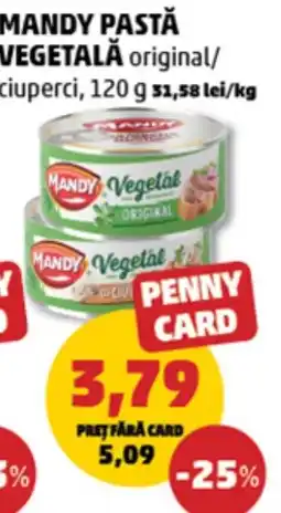Penny Mandy pastă vegetală original Ofertă
