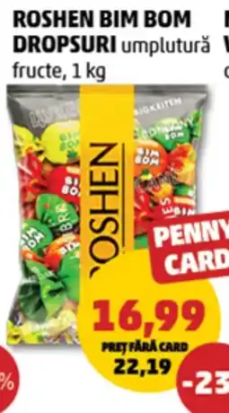 Penny Roshen bim bom dropsuri umplutură fructe Ofertă