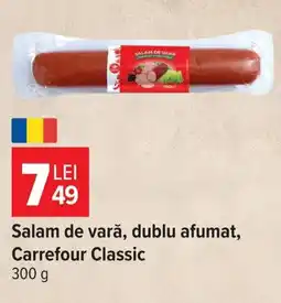 Carrefour Market Carrefour Classic Salam de vară, dublu afumat Ofertă