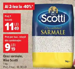 Carrefour Market Riso Scotti Orez sarmale Ofertă