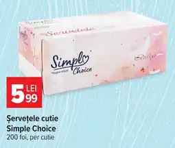 Carrefour Market Simple Choice Șervețele cutie Ofertă