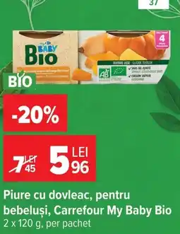 Carrefour Carrefour My Baby Bio Piure cu dovleac Ofertă
