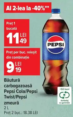 Carrefour Market Pepsi pepsi cola/pepsi twist/pepsi zmeură Ofertă