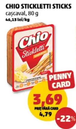Penny Chio stickletti sticks cașcaval Ofertă