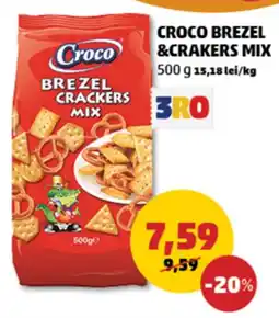 Penny Croco brezel & crakers mix Ofertă
