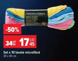Carrefour Market Microfibres lavete microfibră Ofertă